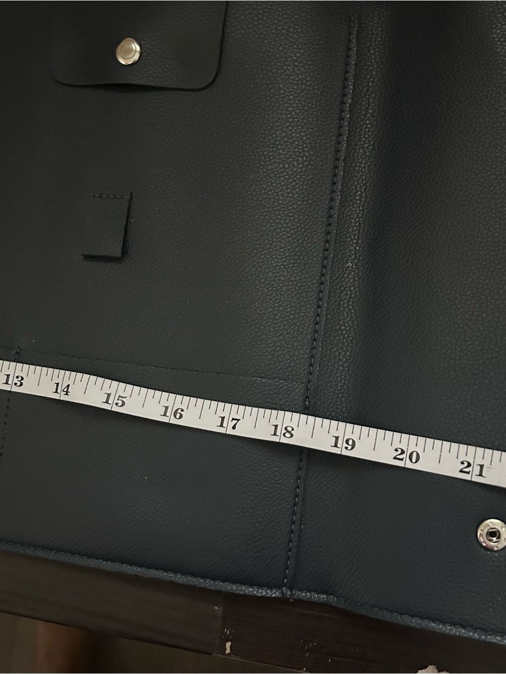 Monat Leather Padfolio Portfolio Organizer Snap Closure - Picture 6 of 6